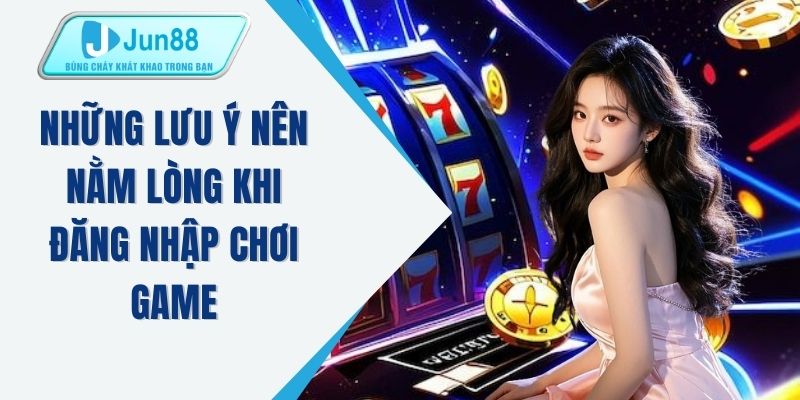 Những lưu ý nên nằm lòng khi đăng nhập chơi game